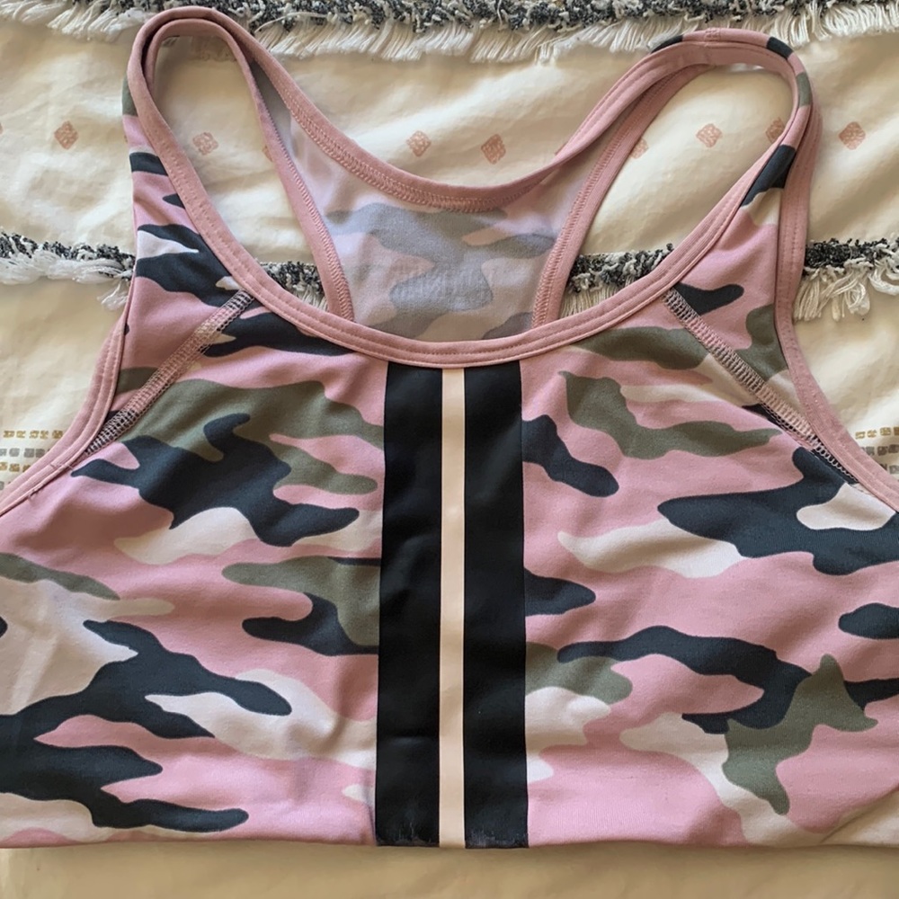 Camo sports bra